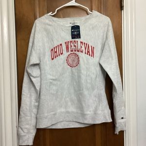 VINTAGE Champion Original Reverse Weave Ohio Wesleyan Crewneck